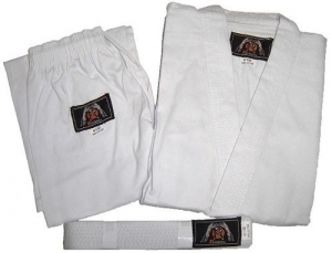 Karategi Panthera biała 8oz 110-200cm