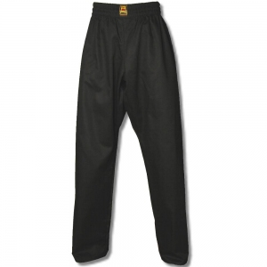 Spodnie treningowe poliester/bawełna czarne