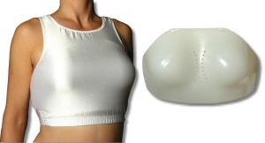 Ochraniacz  na piersi jednoczęściowy Bushi pcv + koszulka